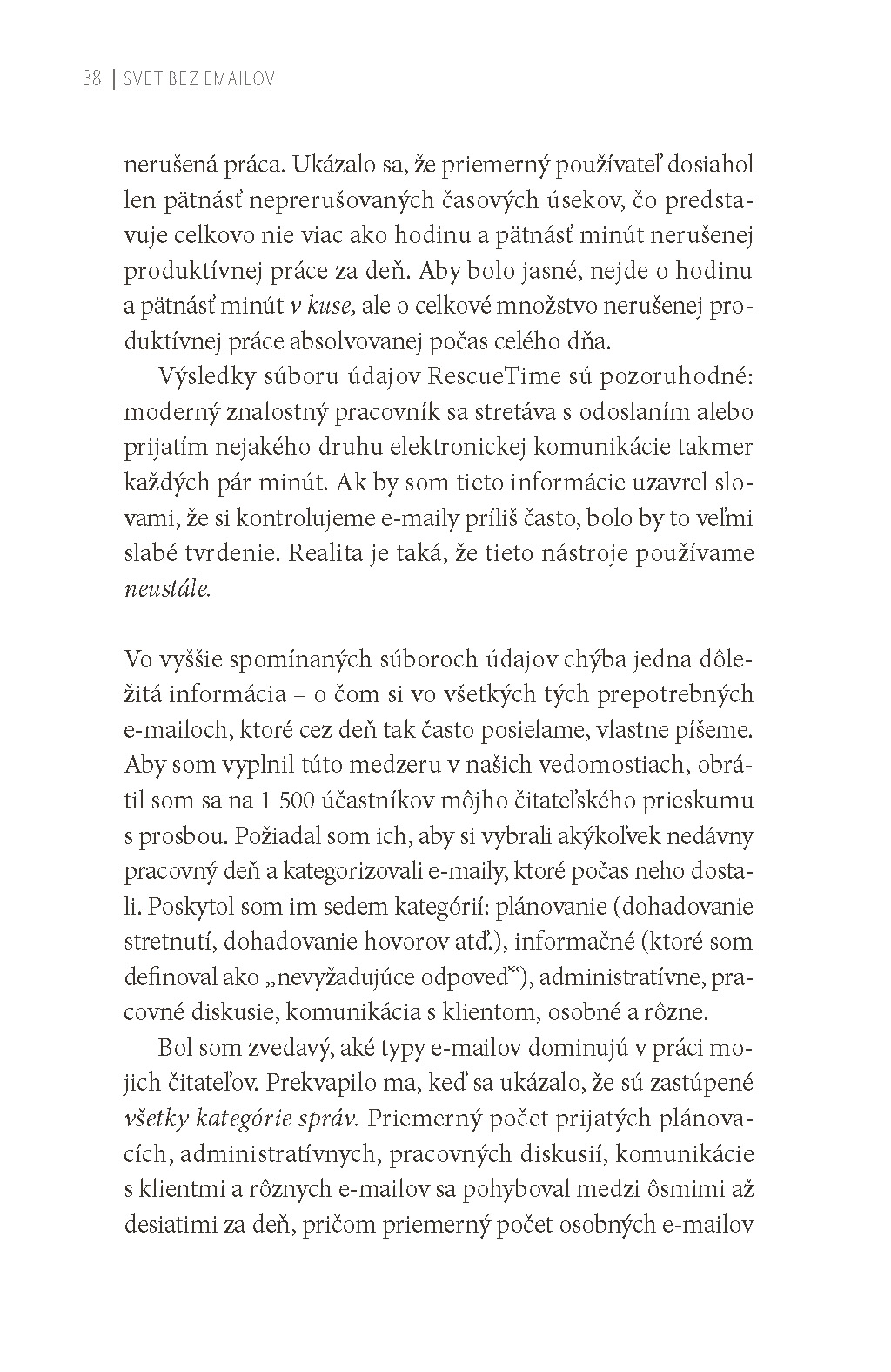 Svet bez e-mailov