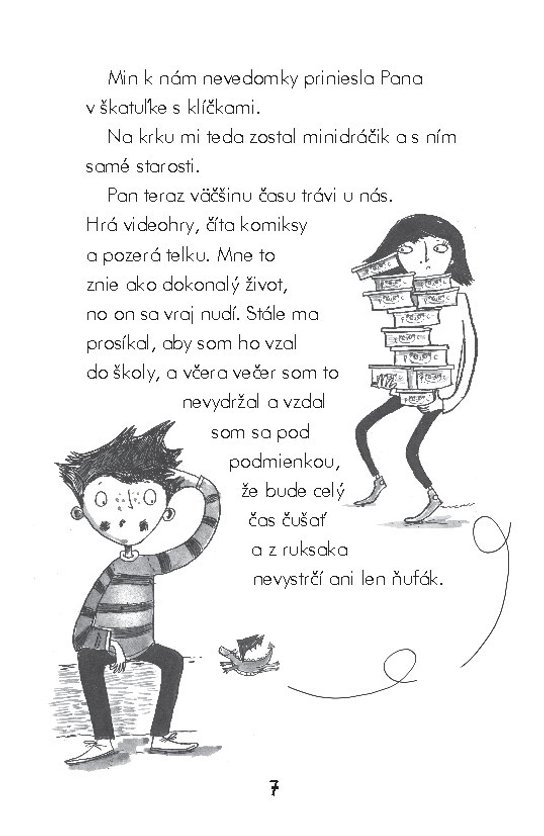 Dráčik v ruksaku