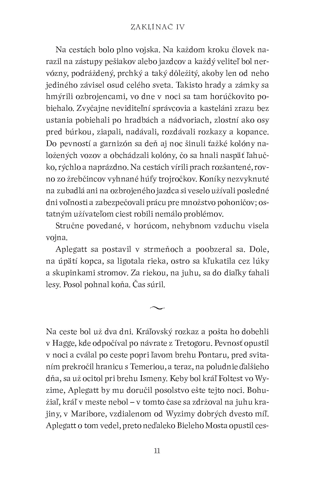 Zaklínač IV Čas opovrhnutia