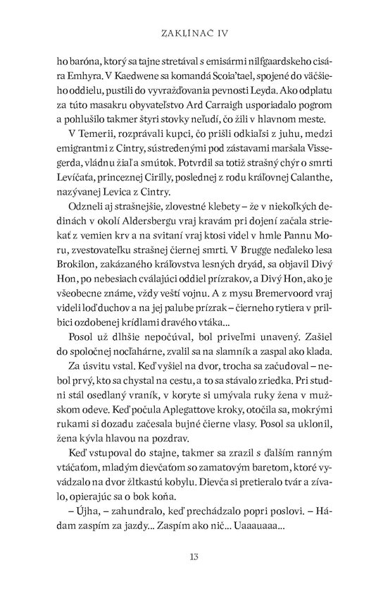 Zaklínač IV Čas opovrhnutia