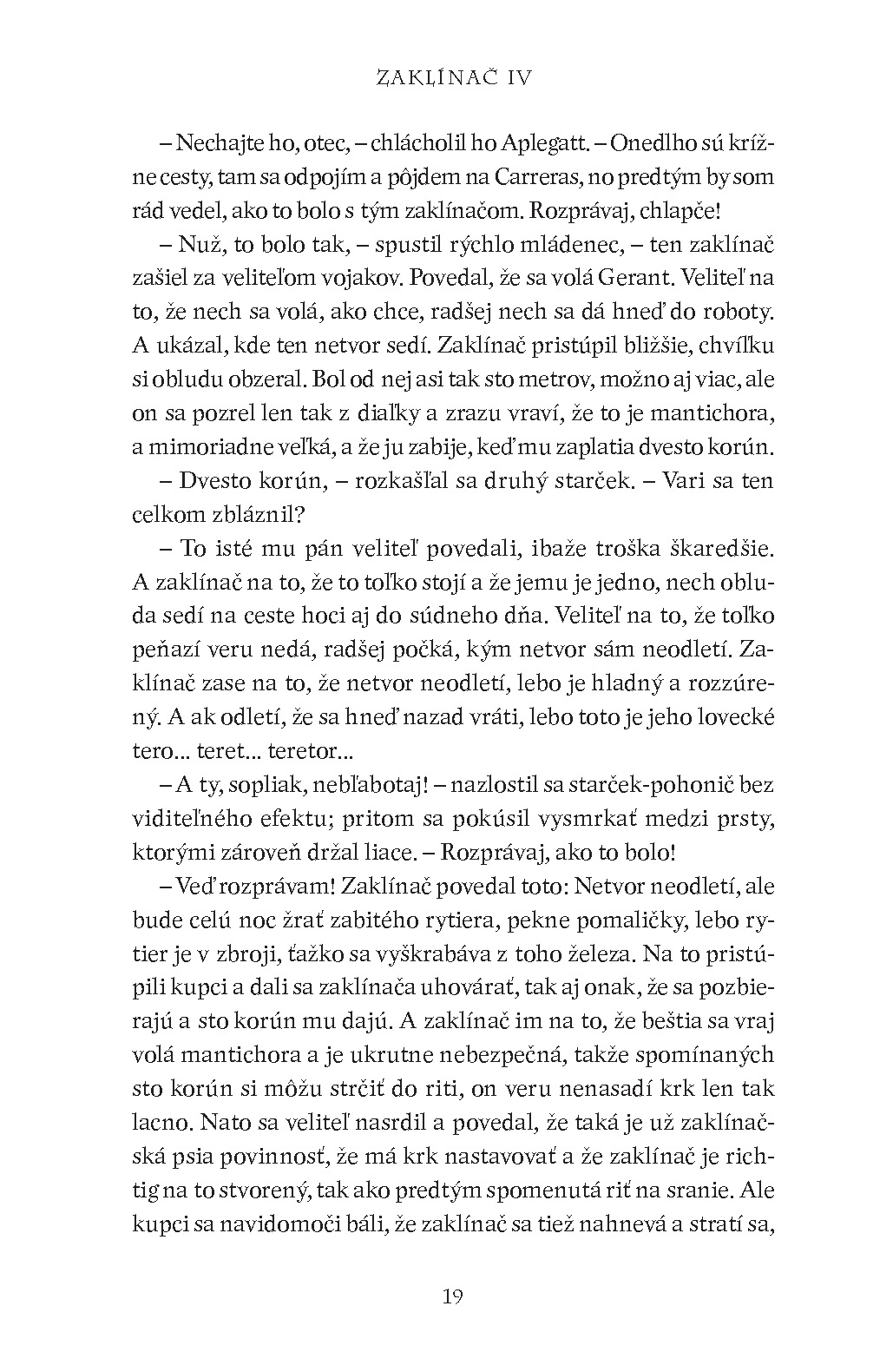 Zaklínač IV Čas opovrhnutia