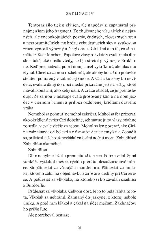 Zaklínač IV Čas opovrhnutia