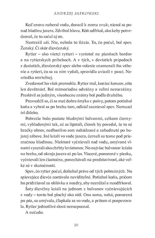 Zaklínač VII Pani Jazera