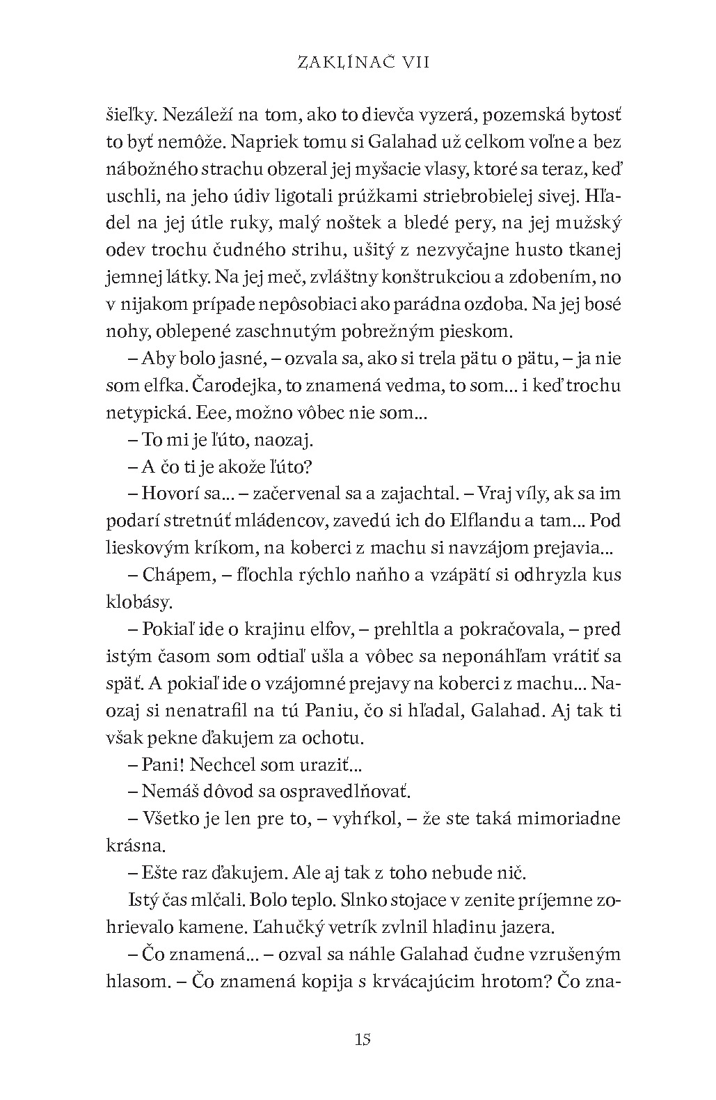 Zaklínač VII Pani Jazera