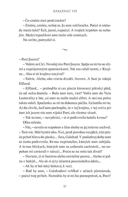 Zaklínač VII Pani Jazera