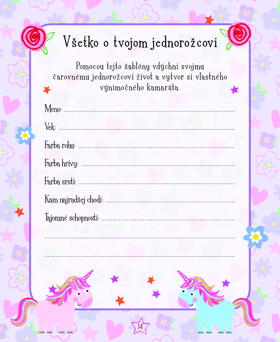 Môj jednorožcový zápisník