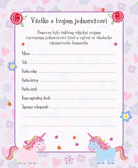 Môj jednorožcový zápisník