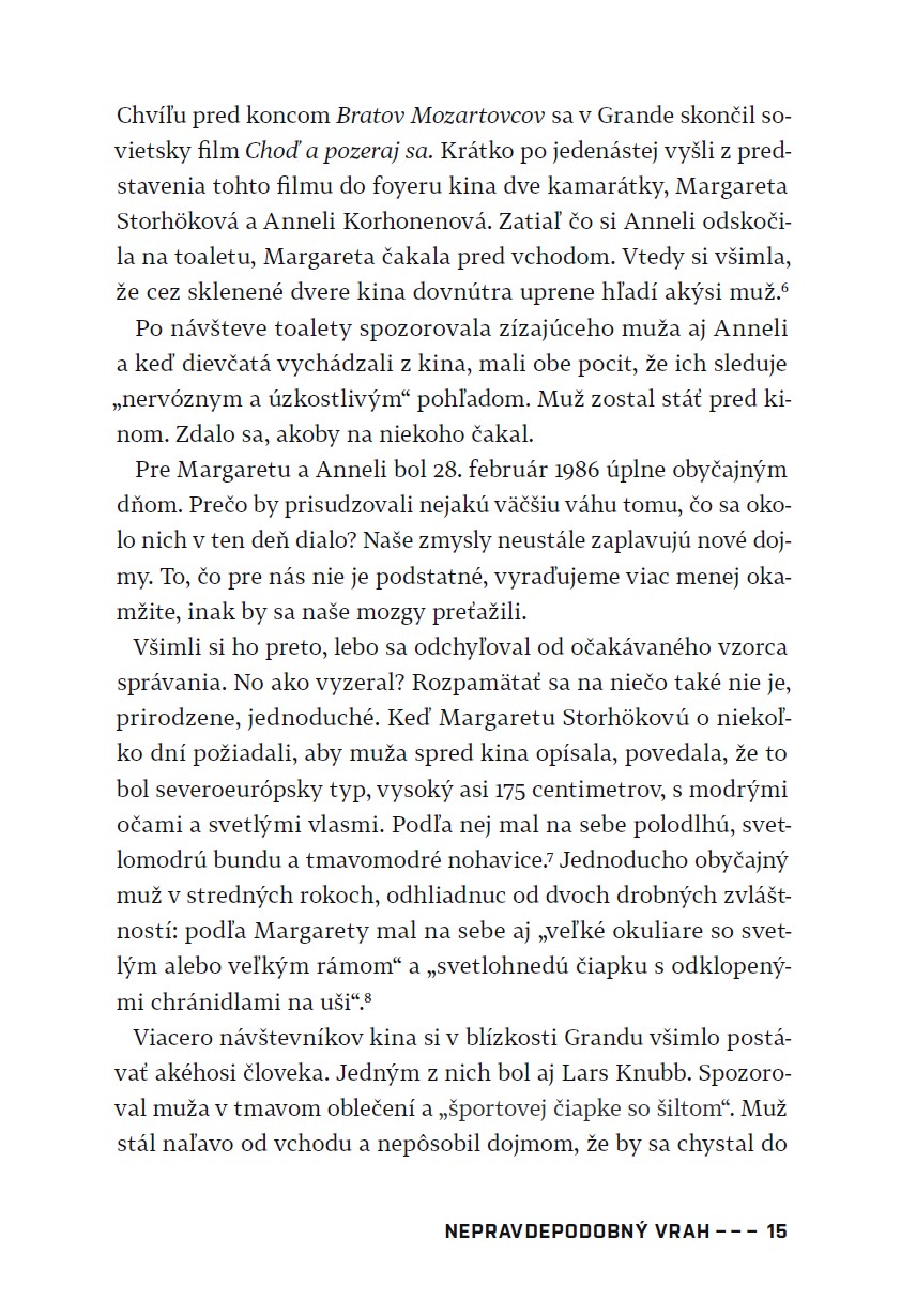 Nepravdepodobný vrah: Muž zo Skandie a vražda Olofa Palmeho