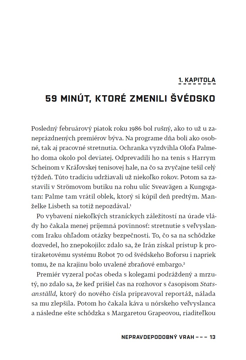 Nepravdepodobný vrah: Muž zo Skandie a vražda Olofa Palmeho