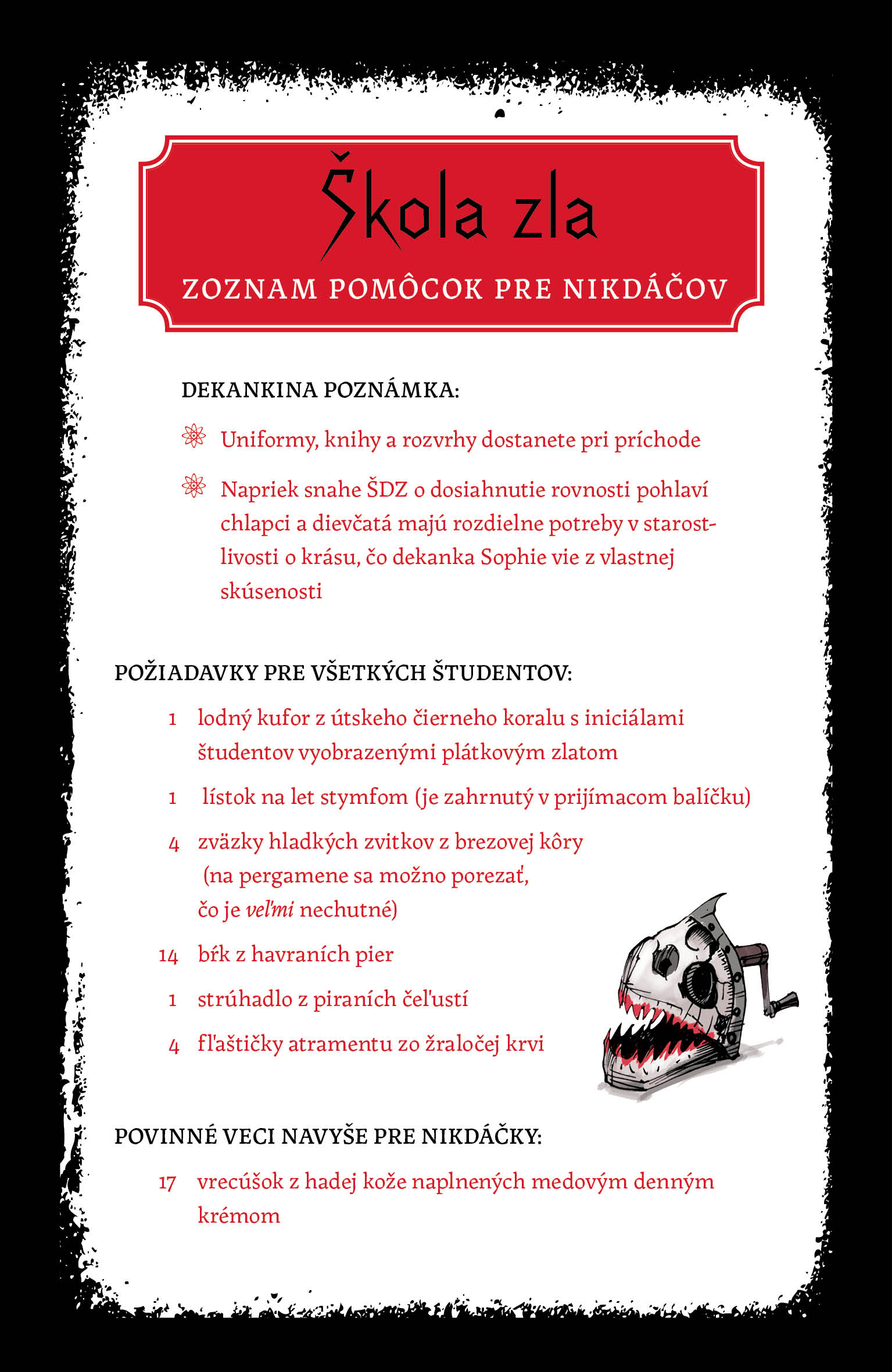 Škola dobra a zla: Príručka pre navekáčov a nikdáčov