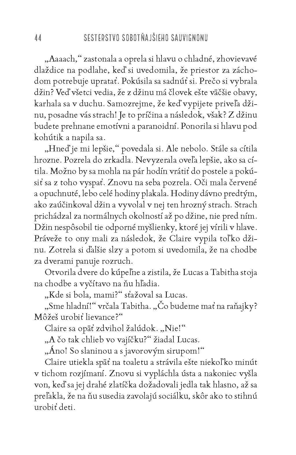 Sesterstvo sobotňajšieho sauvignonu