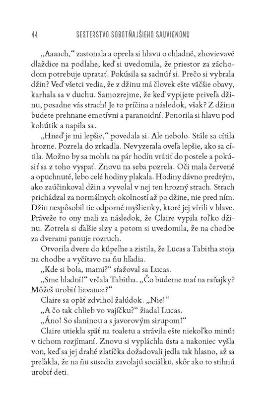 Sesterstvo sobotňajšieho sauvignonu