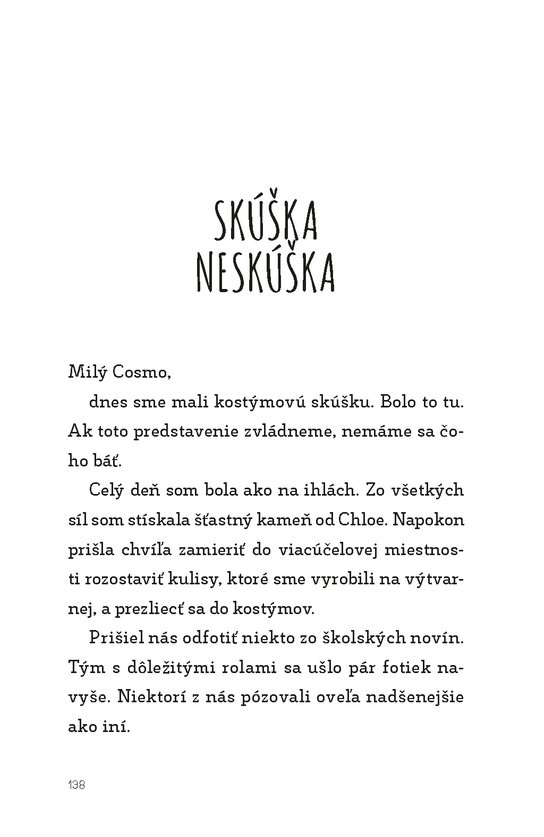 Ako Penny zvládne školské divadlo
