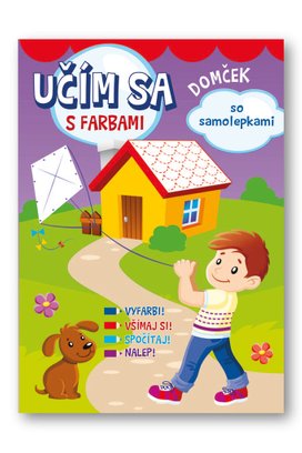 Domček so samolepkami
