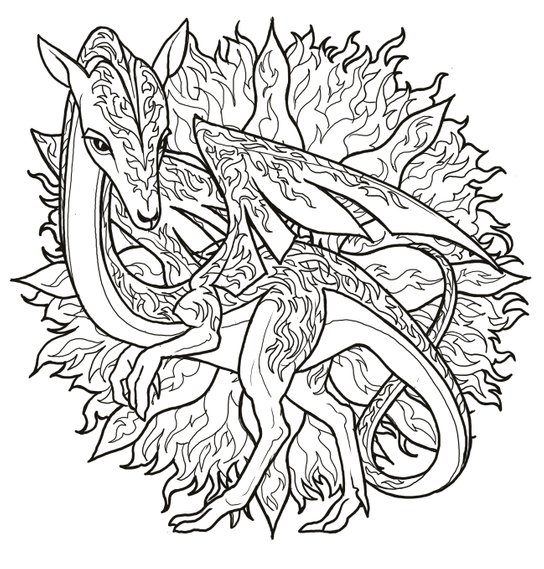 Říše draků - omalovánky