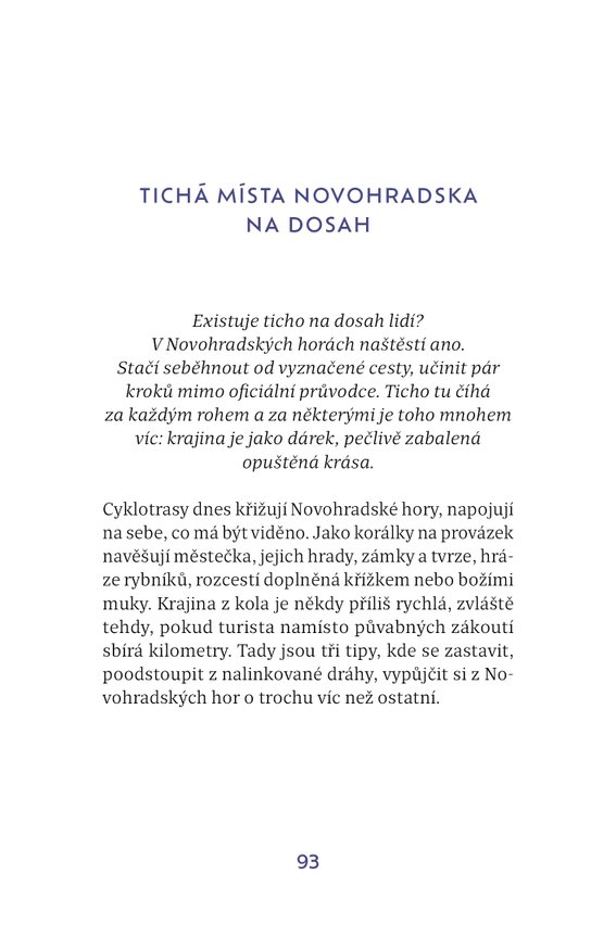 Za tichem - Novohradské hory