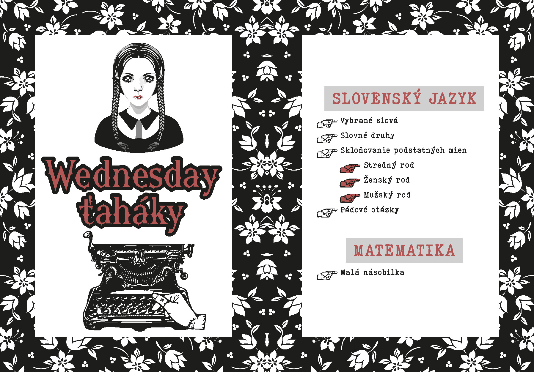 Wednesday - školský zápisník pre fanúšikov seriálu