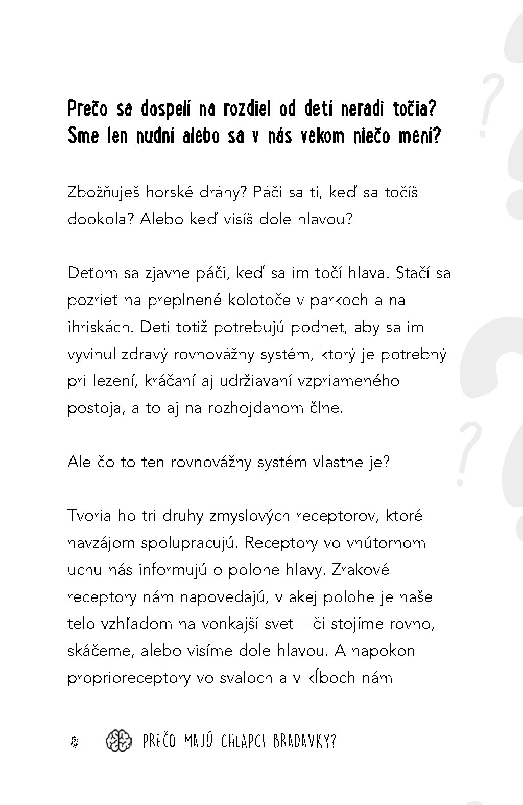 Prečo majú chlapci bradavky?