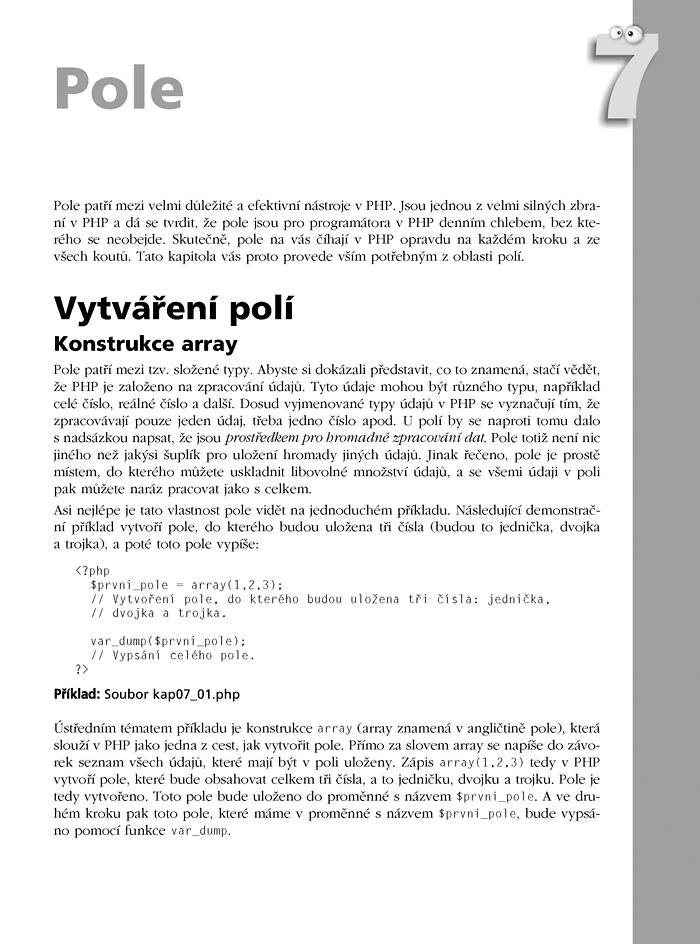 PHP a MySQL bez předchozích znalostí