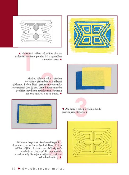 Indiánský patchwork molas