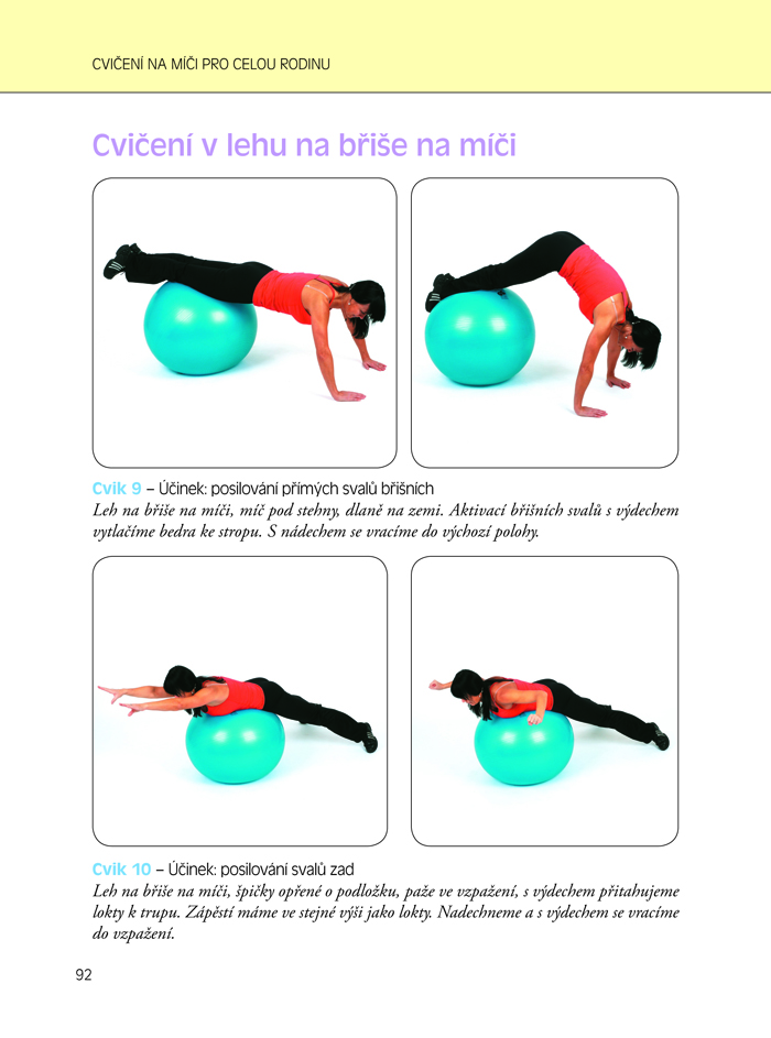 Cvičení na míči pro celou rodinu + DVD