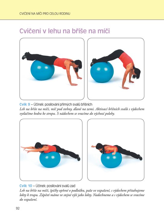 Cvičení na míči pro celou rodinu + DVD