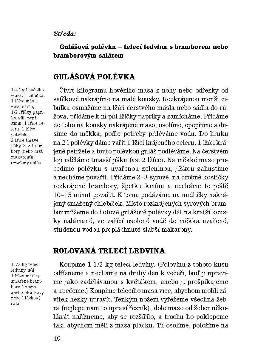 Malá úsporná kuchařka