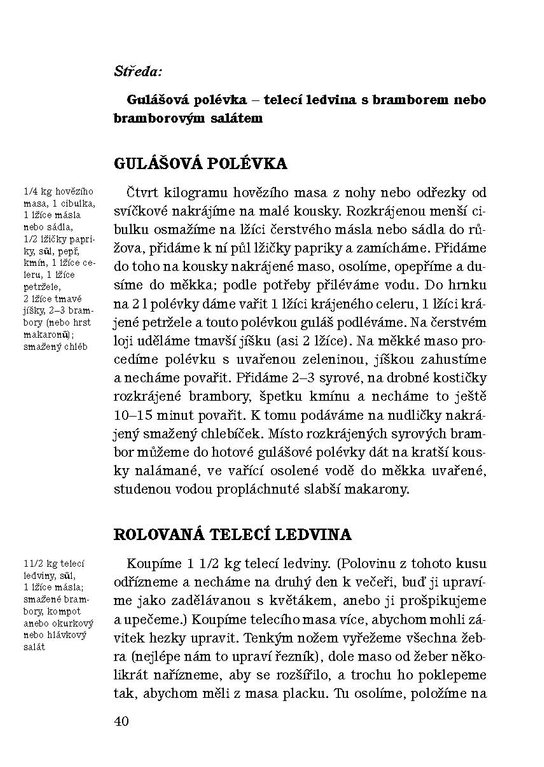 Malá úsporná kuchařka