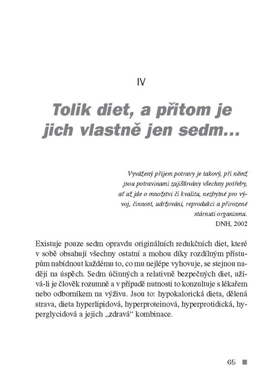 Kniha o všech dietách