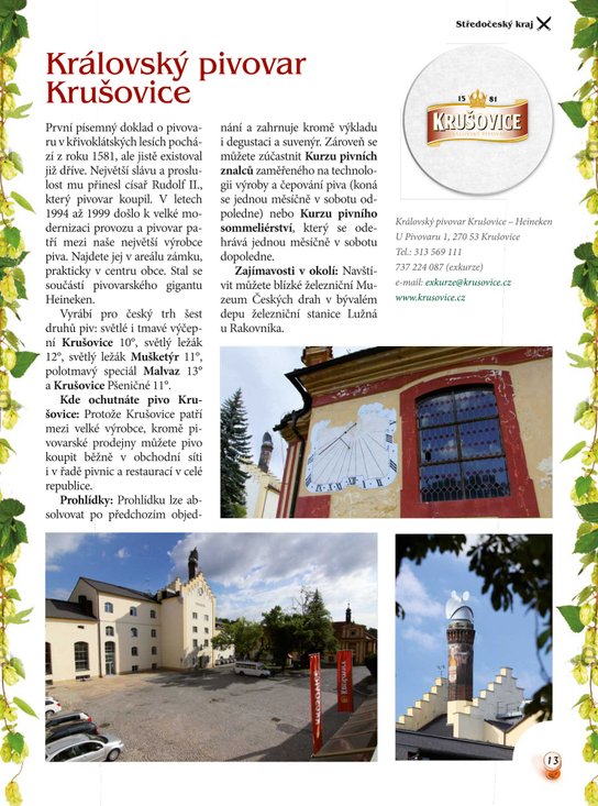 KAM za pivem v Čechách a na Moravě