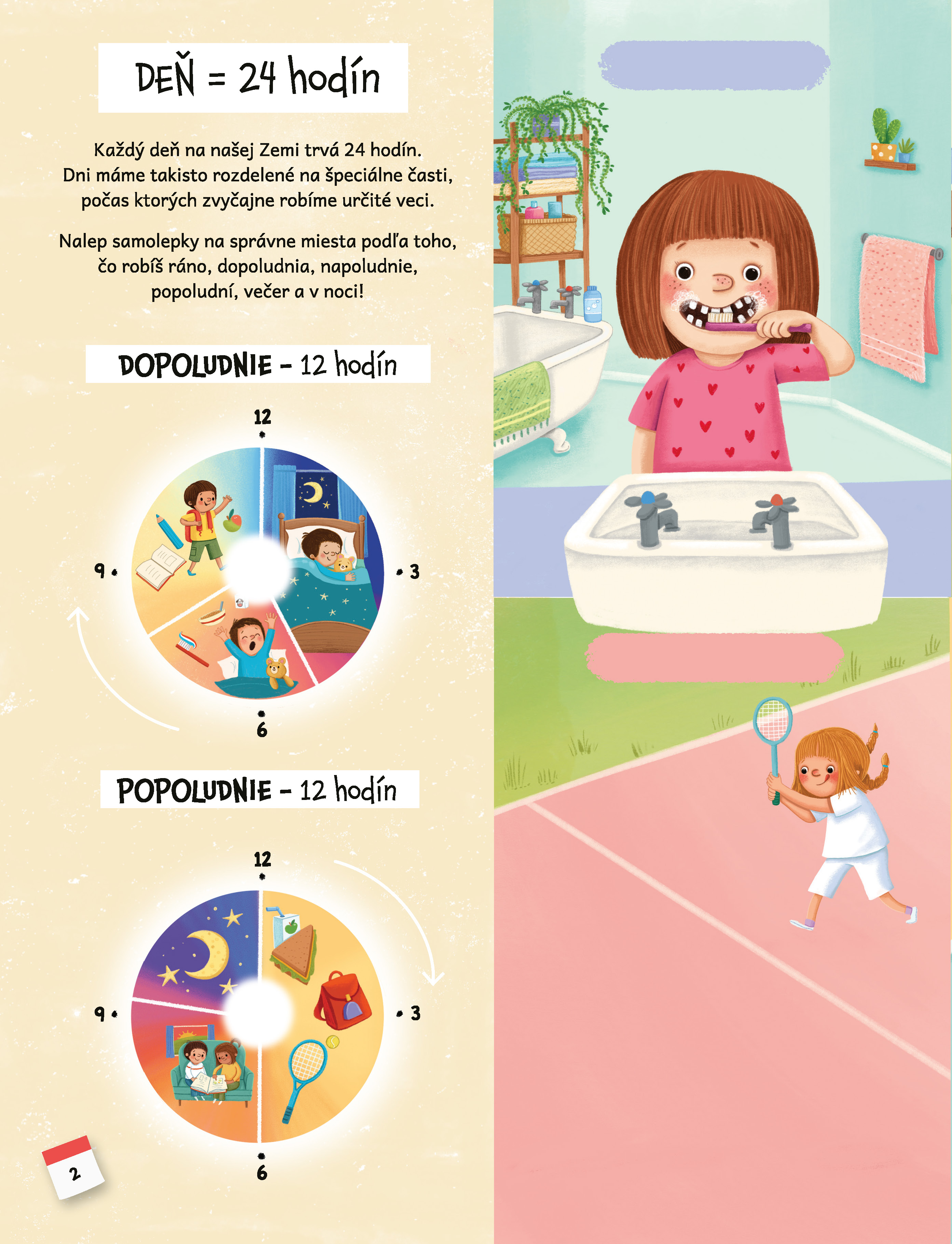 Kniha so samolepkami - Všetko o čase 