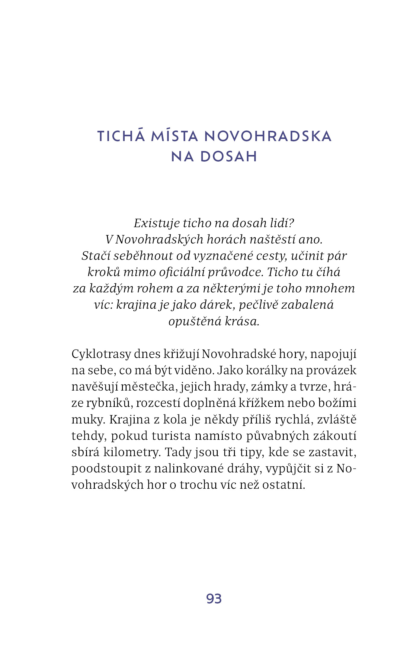 Za tichem - Novohradské hory