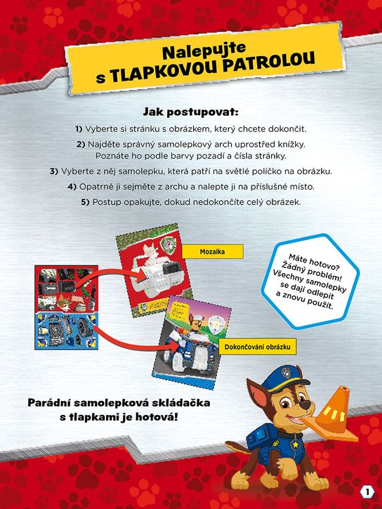Tlapková patrola - Samolepkové dobrodružství