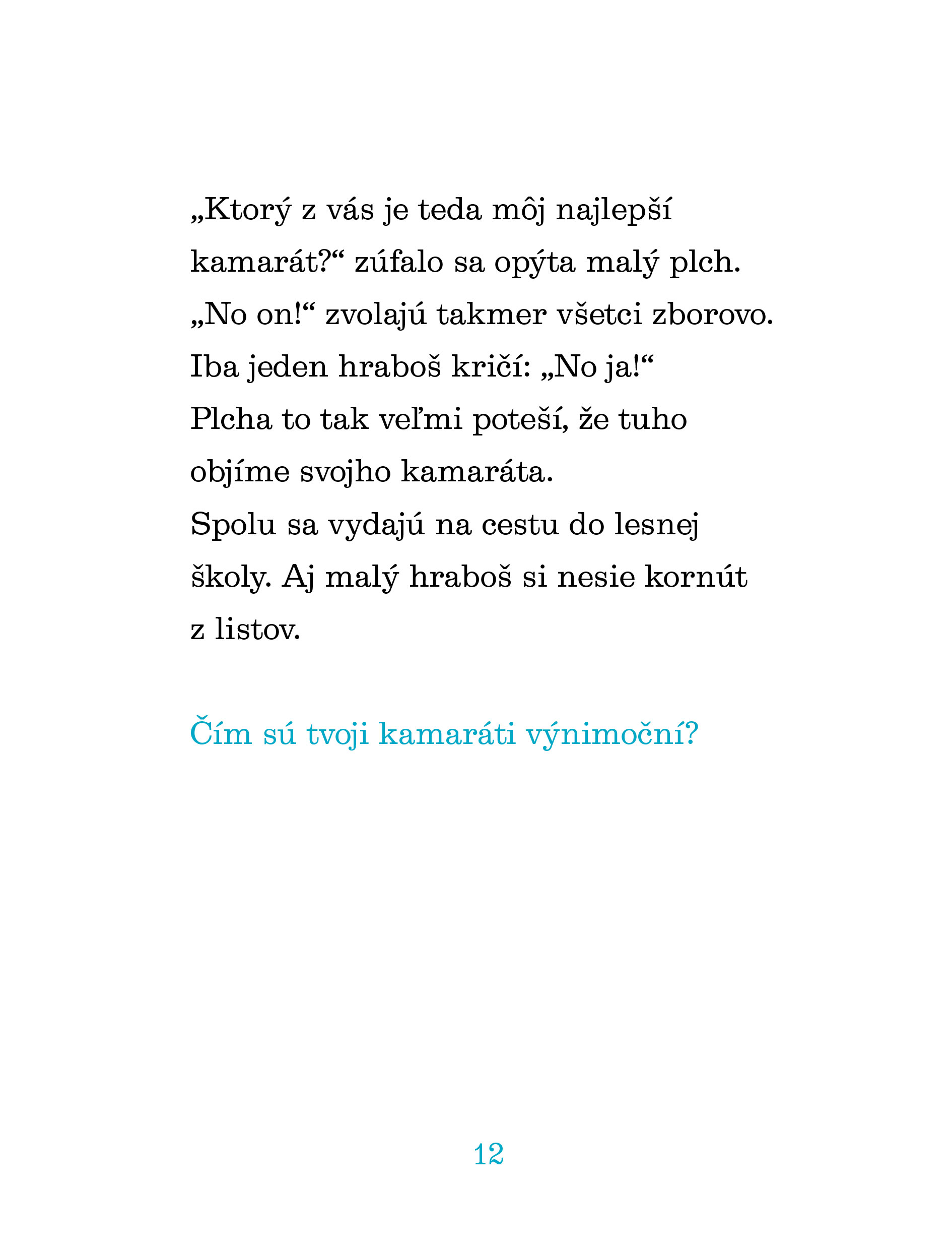 Malý plch ide do školy