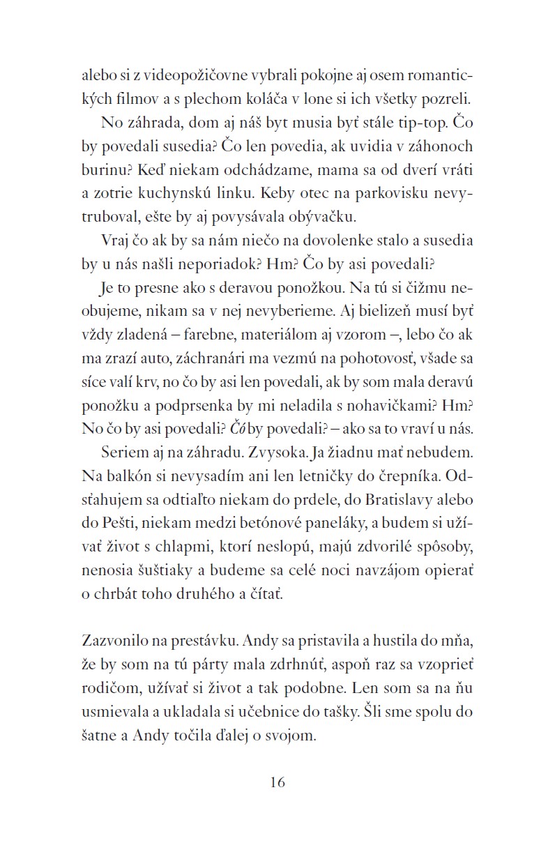 Slušné dievčatá plačú potichu