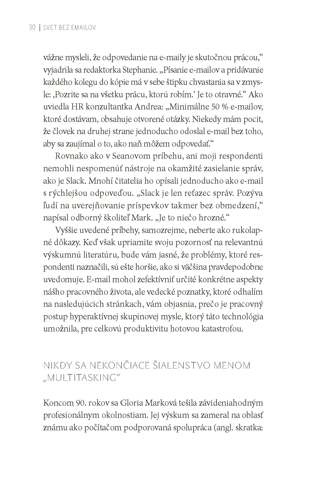 Svet bez e-mailov