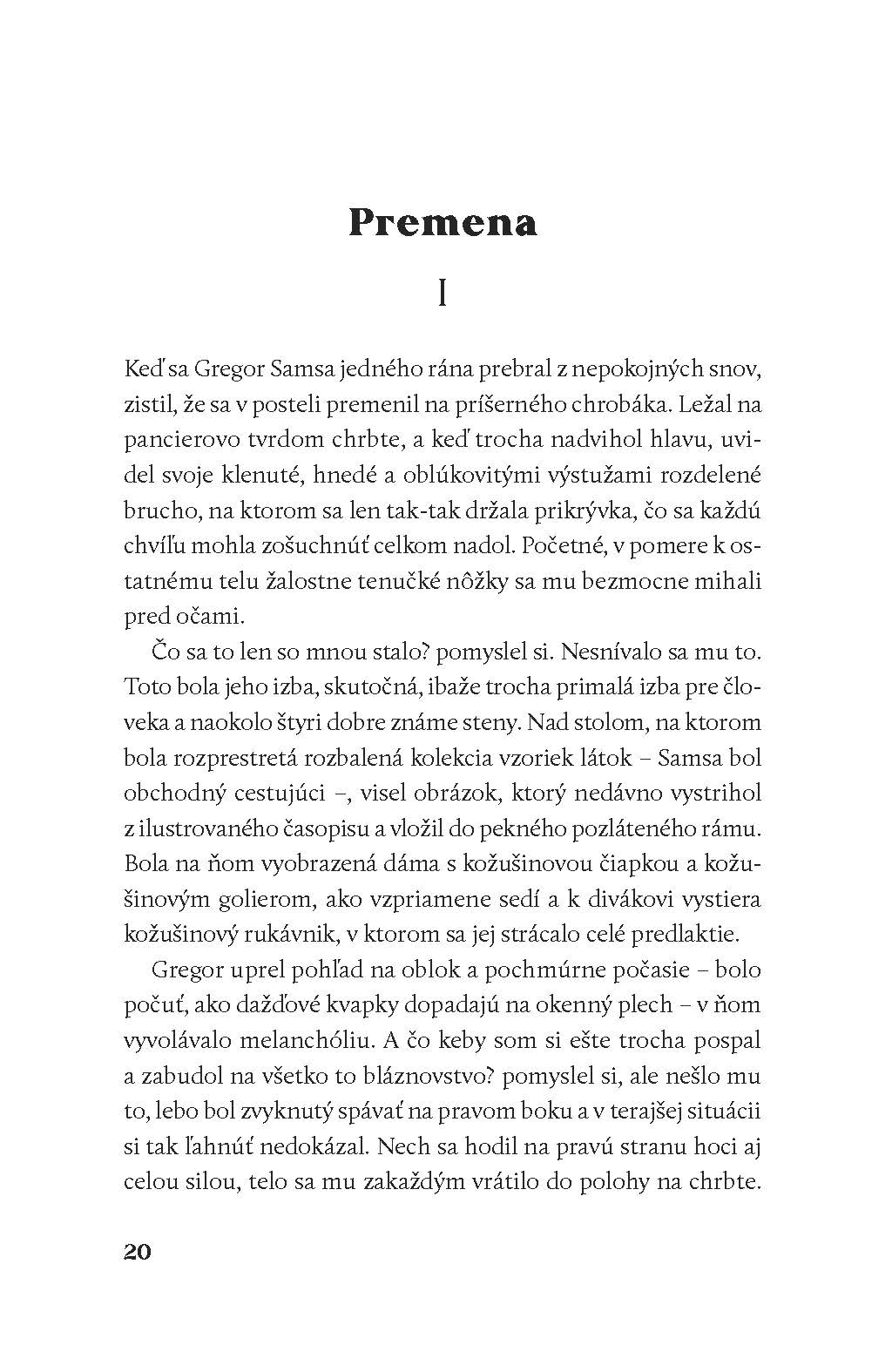 Premena a iné poviedky