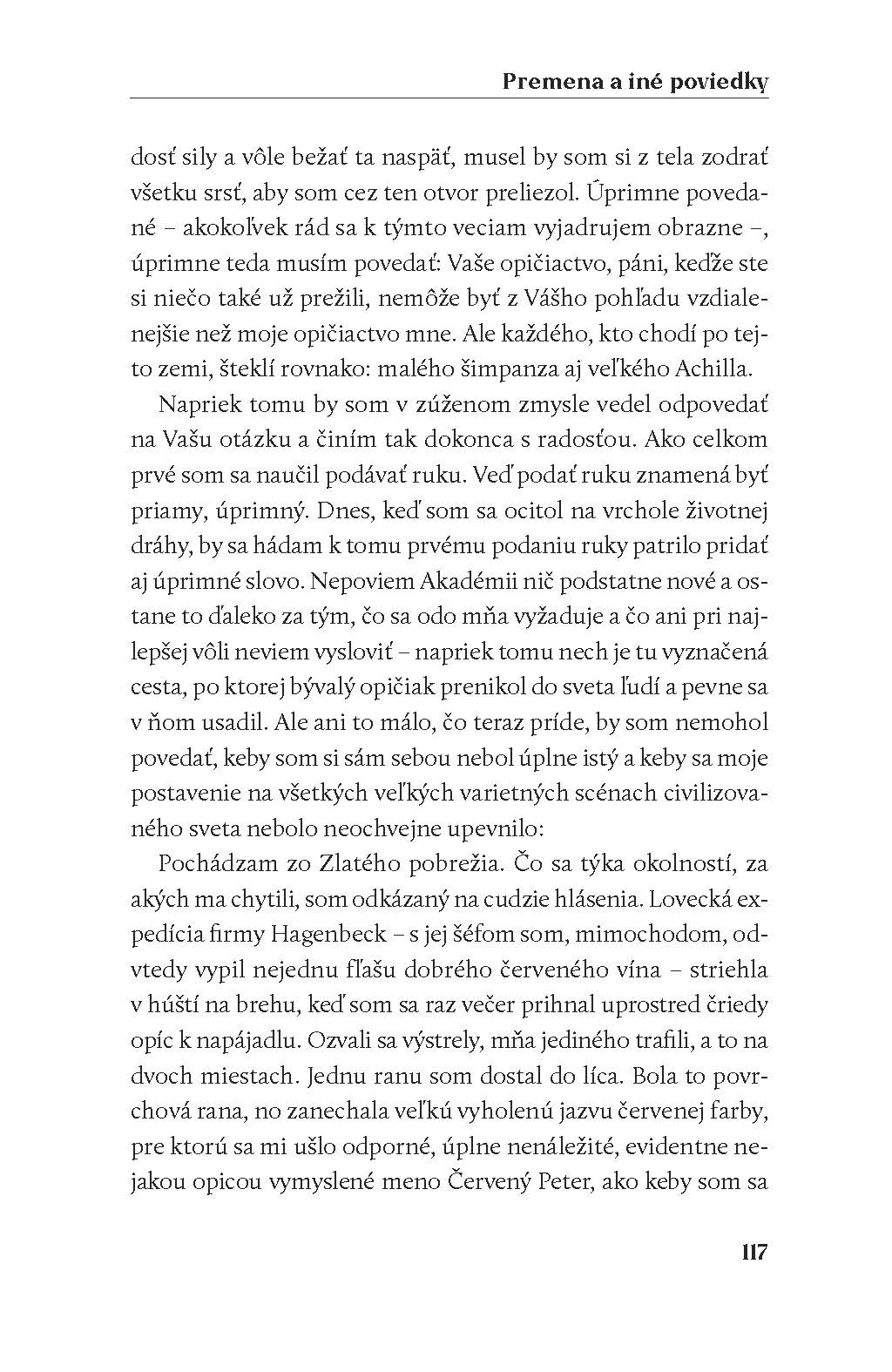 Premena a iné poviedky