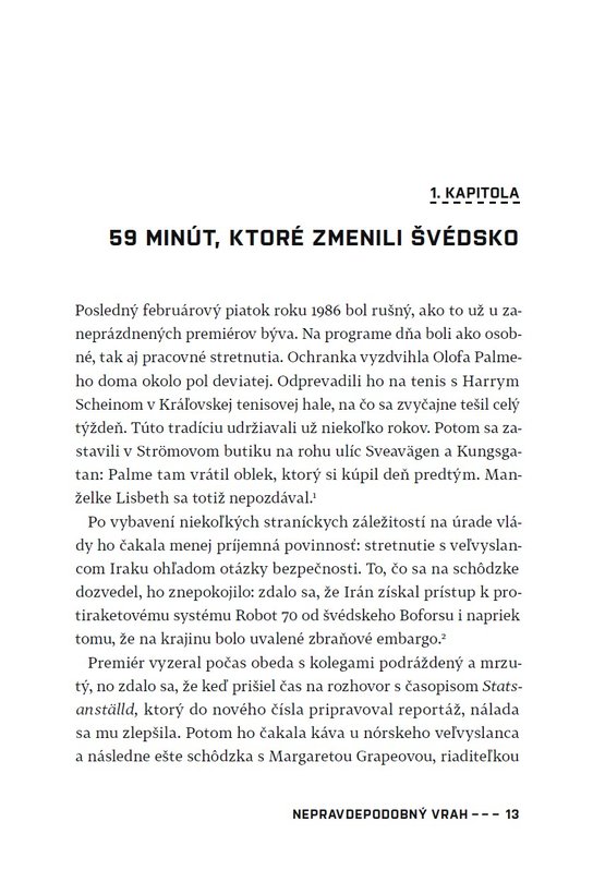 Nepravdepodobný vrah: Muž zo Skandie a vražda Olofa Palmeho