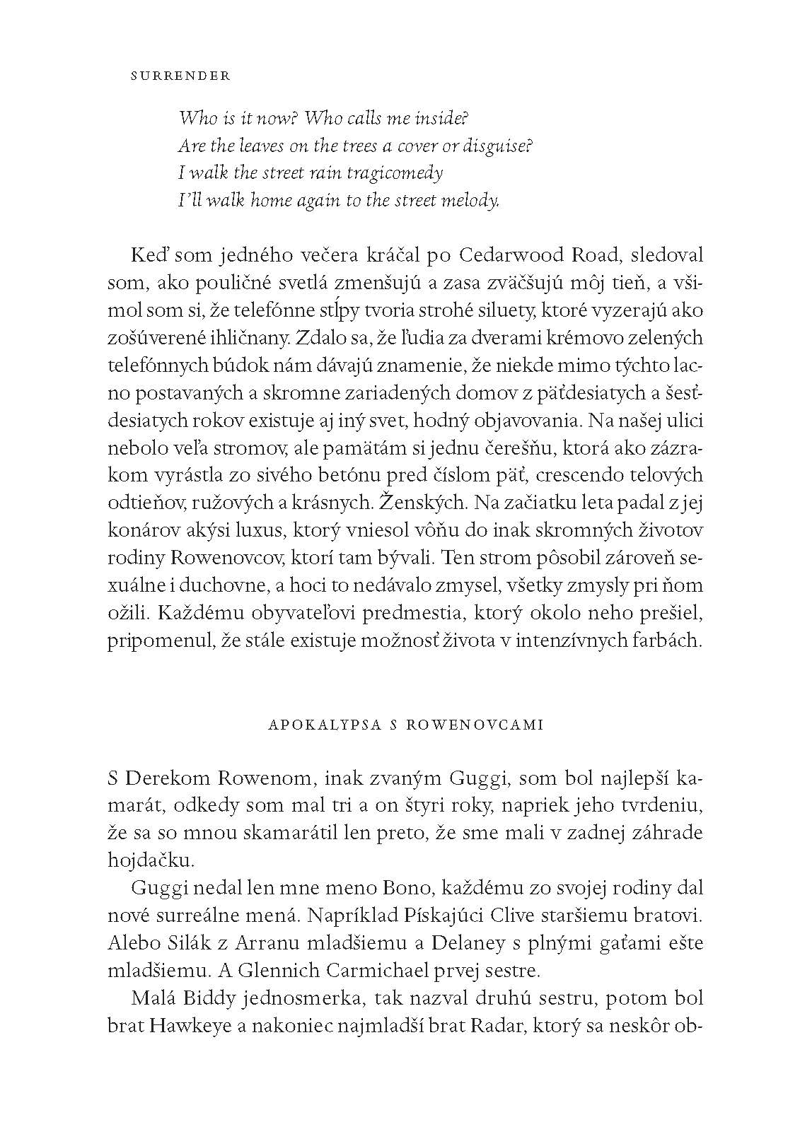 Surrender: 40 skladieb, jeden príbeh