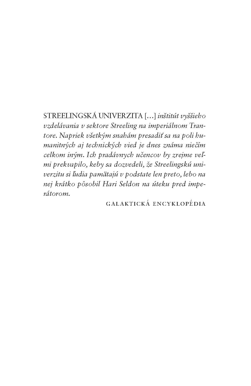 Predohra k nadácii