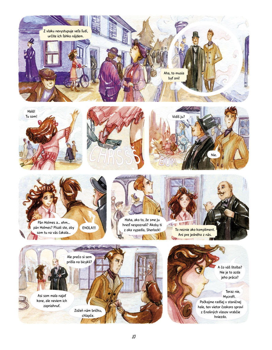 Enola Holmesová: Prípad zmiznutého markíza - KOMIKS