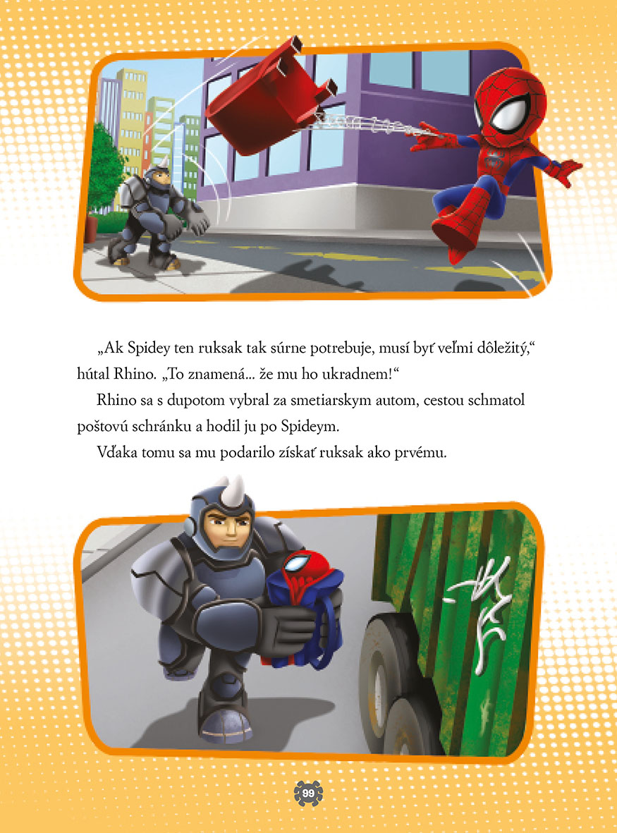 Marvel - Spidey a jeho fantastickí priatelia - 5-minútové rozprávky