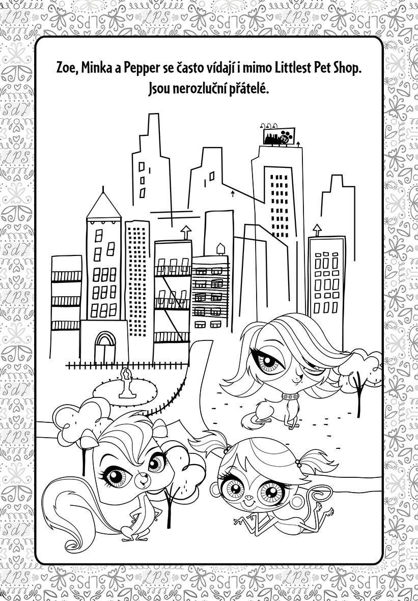 Littlest Pet Shop - Omalovánky