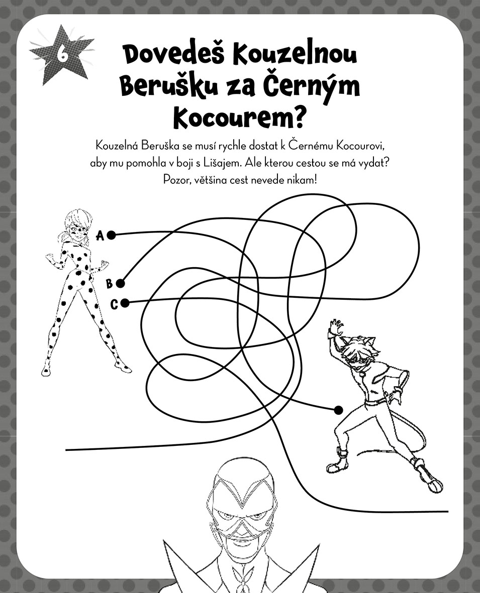 Kouzelná Beruška a Černý Kocour - Adventní škrabací knížka