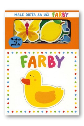 Malé dieťa sa učí farby