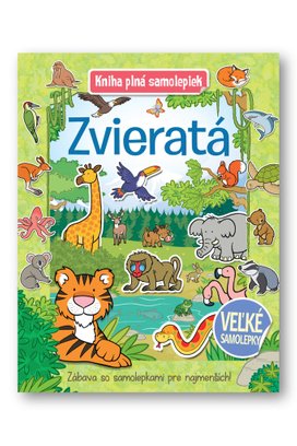 Kniha plná samolepiek Zvieratá