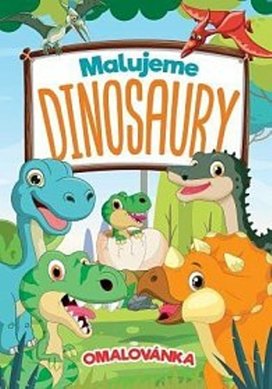 Malujeme dinosaury Omalovánka