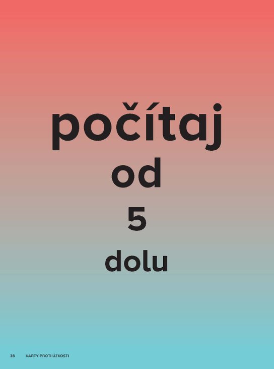 Karty proti úzkosti