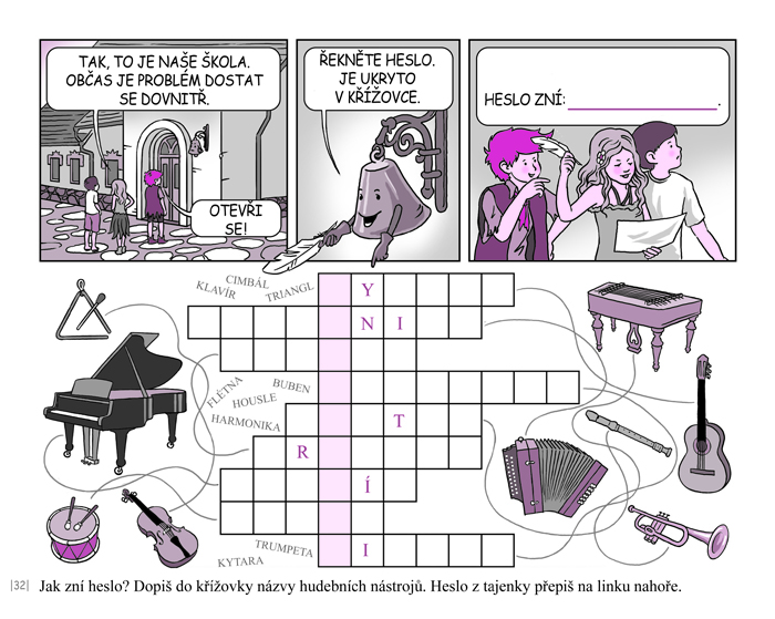 Úkoly pro školáky s kamarády strašidláky